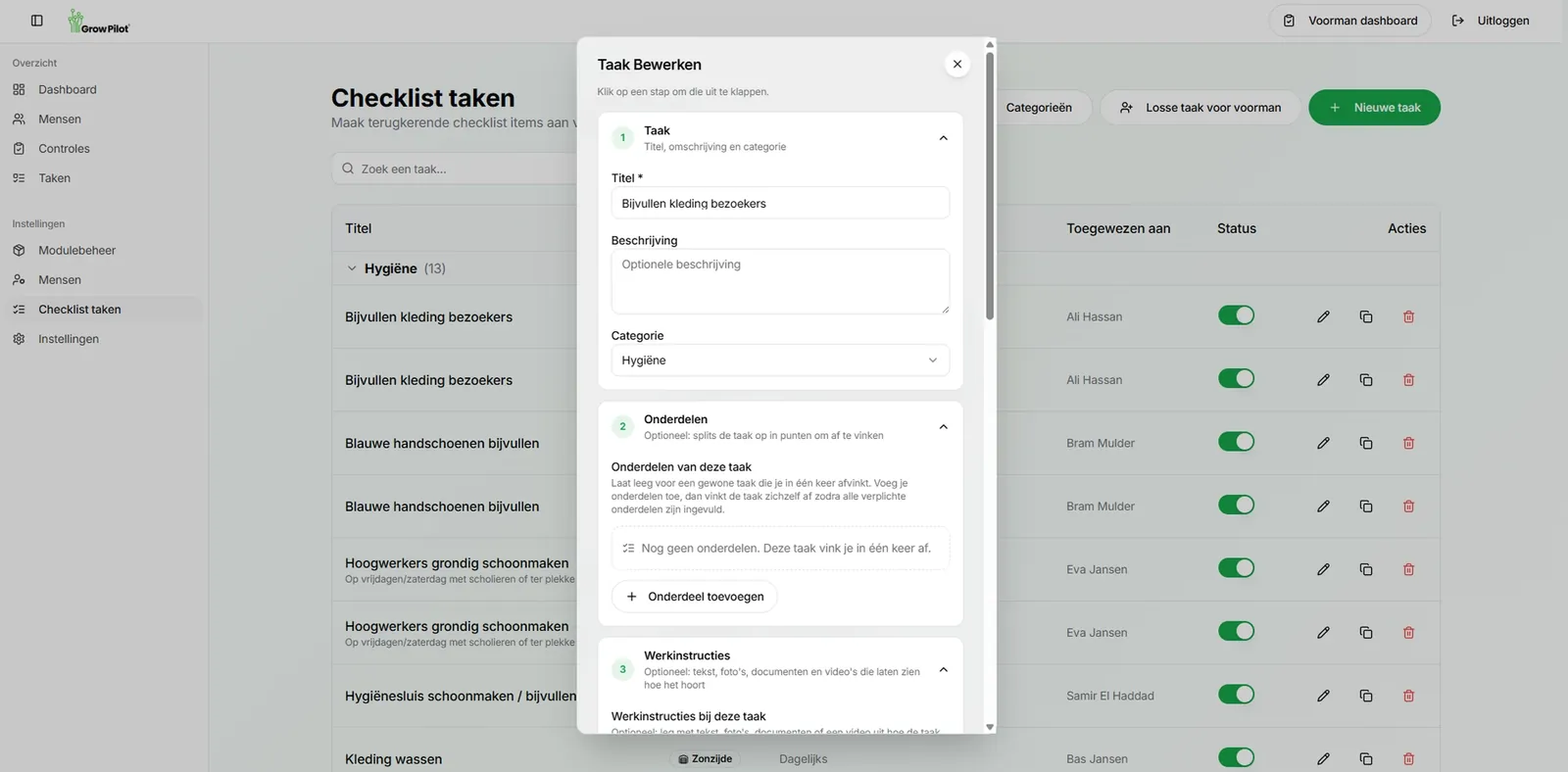 Takenmodule